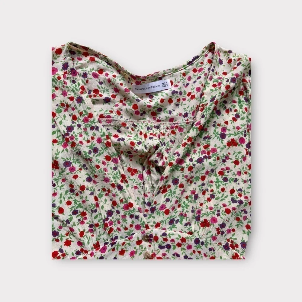 Faithfull The Brand Bastille Floral Mini Dress